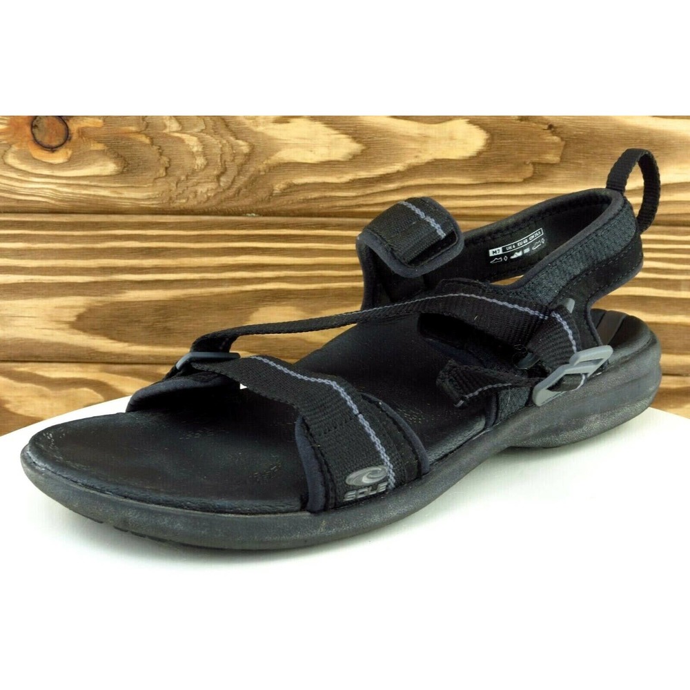 Sole Size 7 M‎ Black Sports Synthetic Mens Sandal Shoes